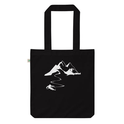 Skisüchtig - Organic Einkaufstasche klettern ski Black