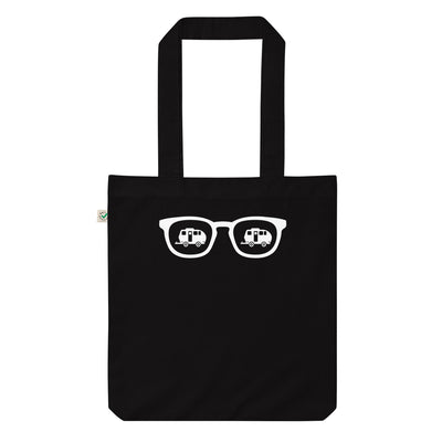 Sonnenbrillen Und Camping 2 - Organic Einkaufstasche camping Black