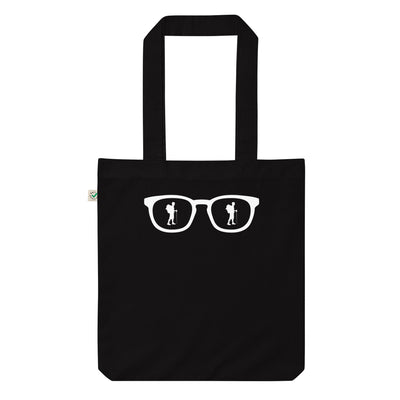 Sonnenbrillen Und Wandern - Organic Einkaufstasche wandern Black
