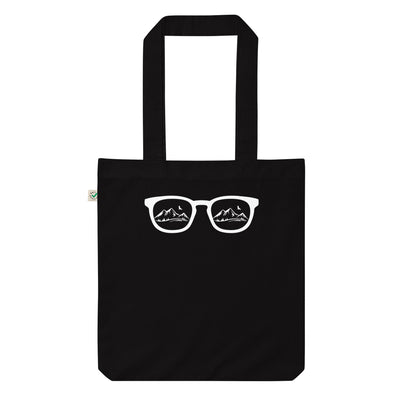 Sonnenbrille Und Berg - Organic Einkaufstasche berge Black