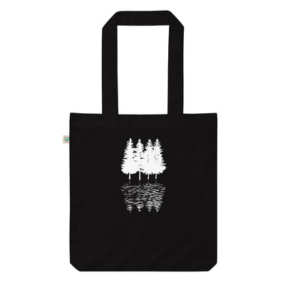 Bäume - Organic Einkaufstasche camping Black