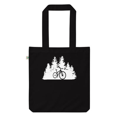 Bäume - Radfahren - Organic Einkaufstasche fahrrad