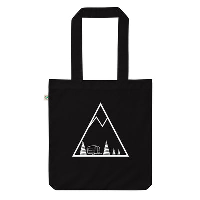 Dreieck - Wohnwagen - Organic Einkaufstasche camping