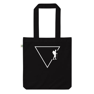 Dreieck 1 Und Wandern - Organic Einkaufstasche wandern Black