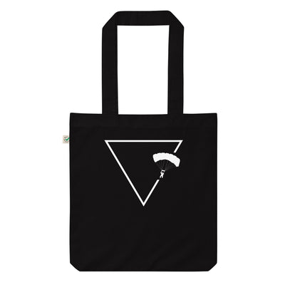 Dreieck 1 Und Gleitschirmfliegen - Organic Einkaufstasche berge Black