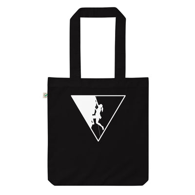 Dreieck Und Klettern - Organic Einkaufstasche klettern Black