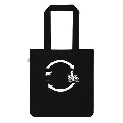 Wein, Ladepfeile Und Radfahren 2 - Organic Einkaufstasche fahrrad