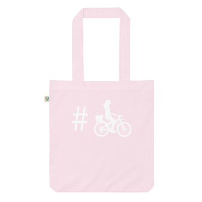 Hashtag - Radfahren Für Frauen - Organic Einkaufstasche fahrrad