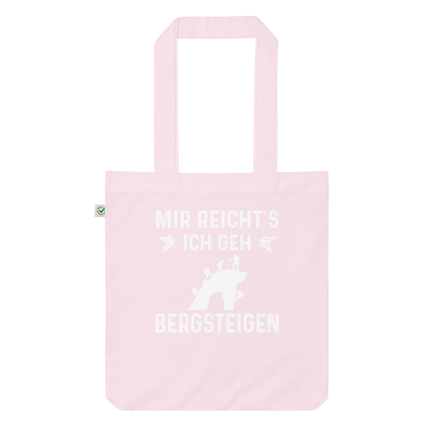 Mir Reicht'S Ich Gen Bergsteigen - Organic Einkaufstasche klettern Candy Pink