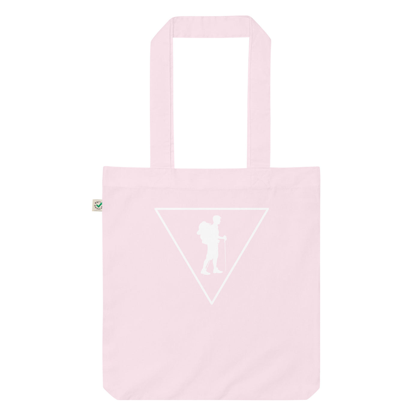 Dreieck Und Wandern - Organic Einkaufstasche wandern Candy Pink