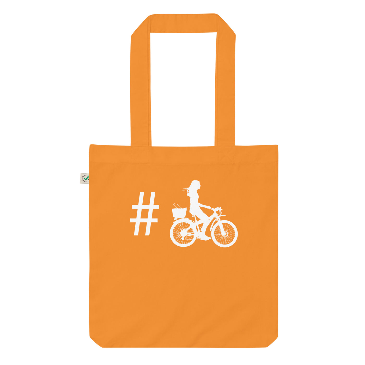 Hashtag - Radfahren Für Frauen - Organic Einkaufstasche fahrrad
