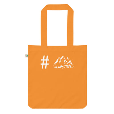 Hashtag - Berg - Organic Einkaufstasche berge