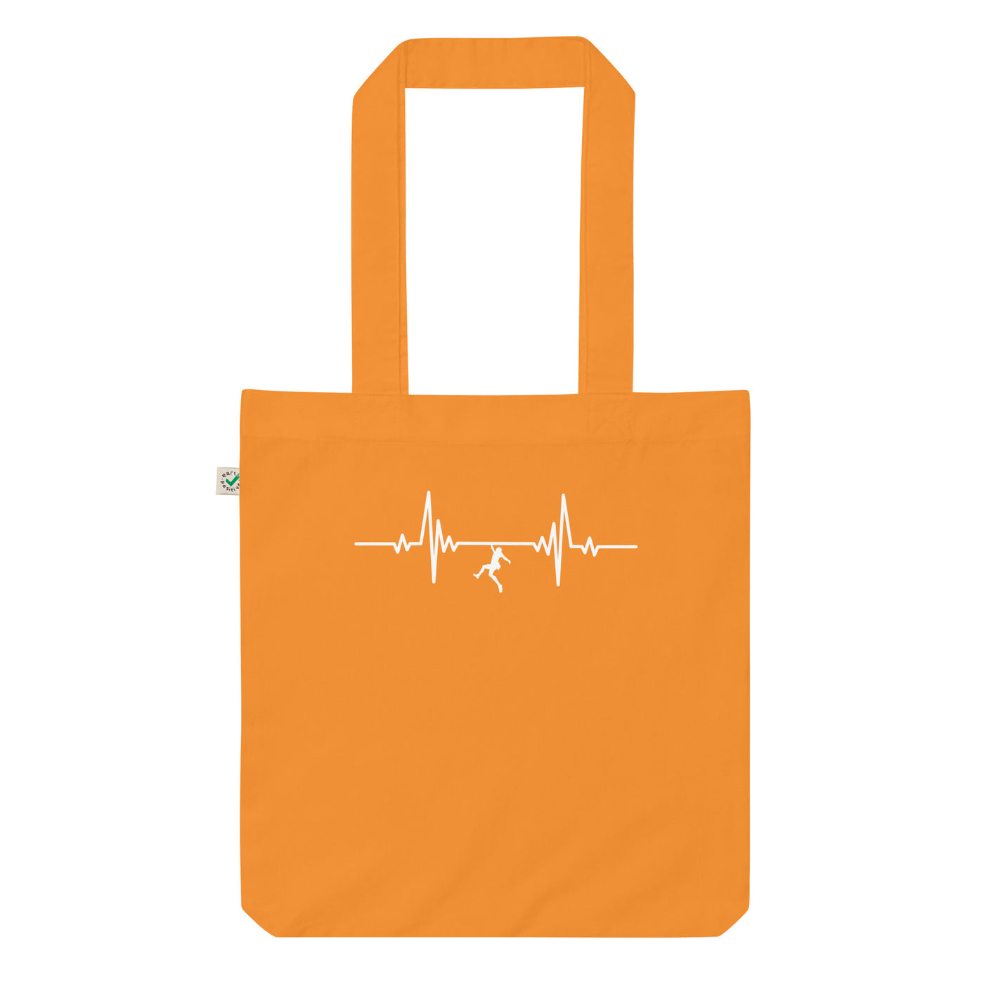 Herzschlag-Kletterübungen - Organic Einkaufstasche klettern