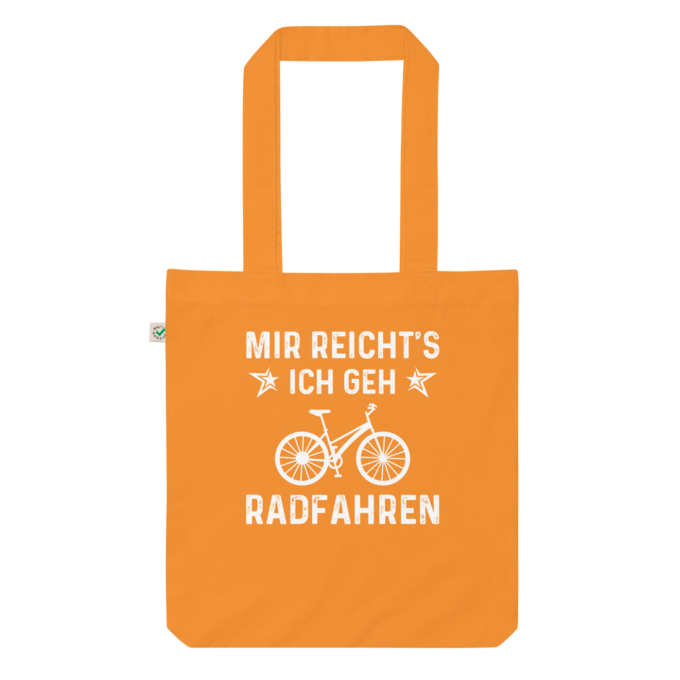 Mir Reicht'S Ich Gen Radfahren - Organic Einkaufstasche fahrrad Cinnamon