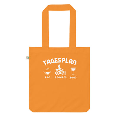 Tagesplan - Organic Einkaufstasche fahrrad