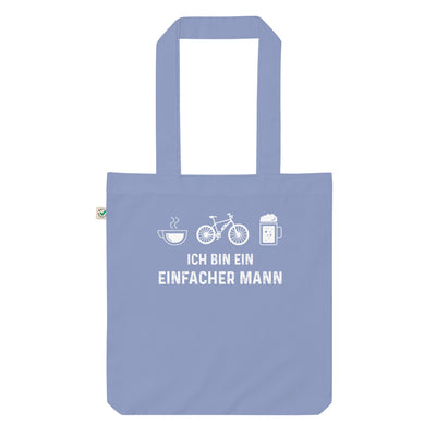 Ich Bin Ein Einfacher Mann - Organic Einkaufstasche e-bike