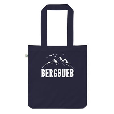 Bergbueb - Organic Einkaufstasche berge Navy