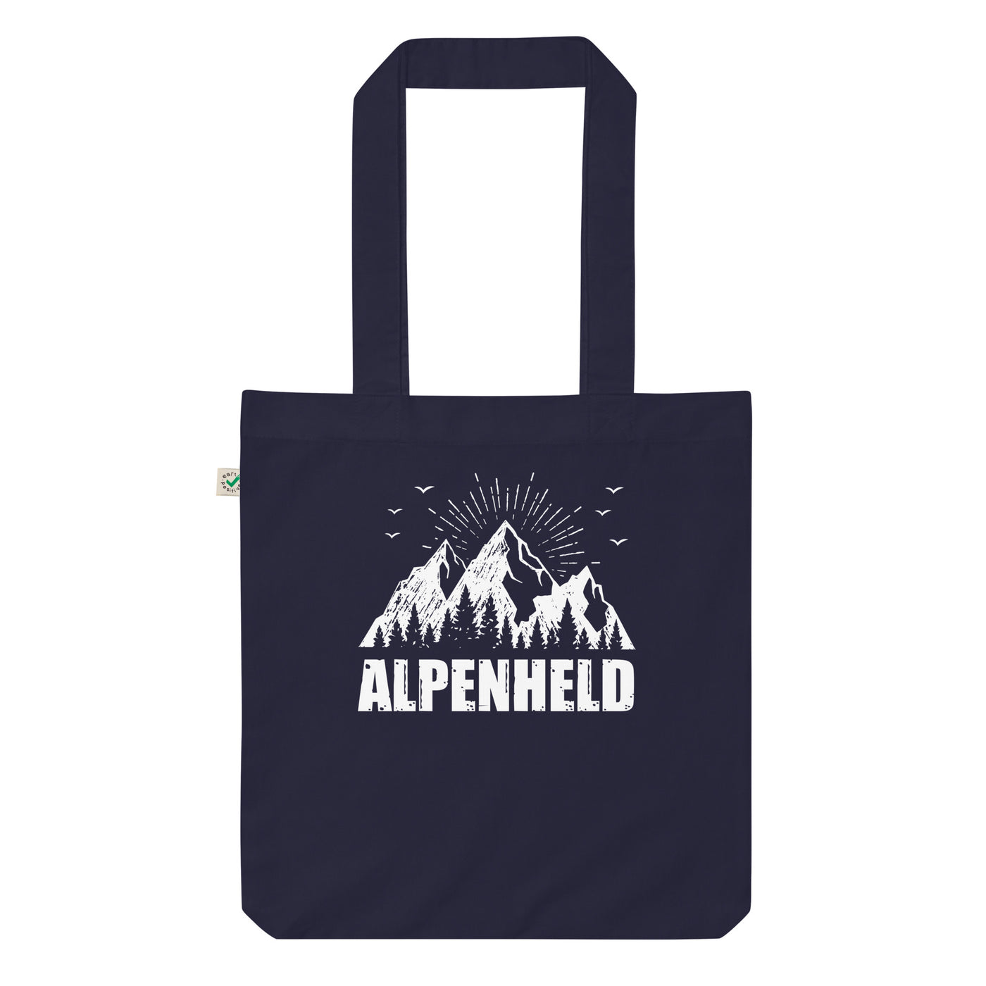 Alpenheld - Organic Einkaufstasche berge Navy