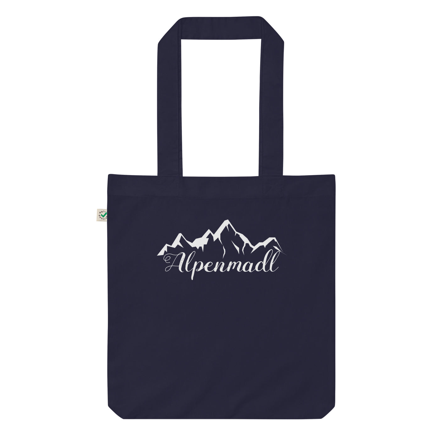 Alpenmadl - Organic Einkaufstasche berge Navy