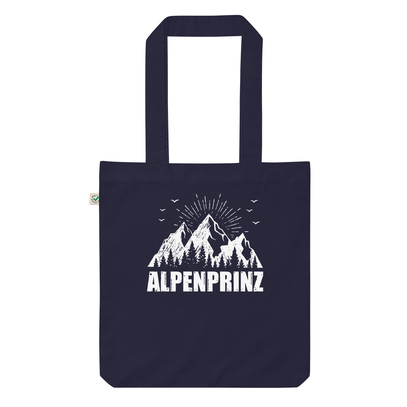 Alpenprinz - Organic Einkaufstasche berge Navy
