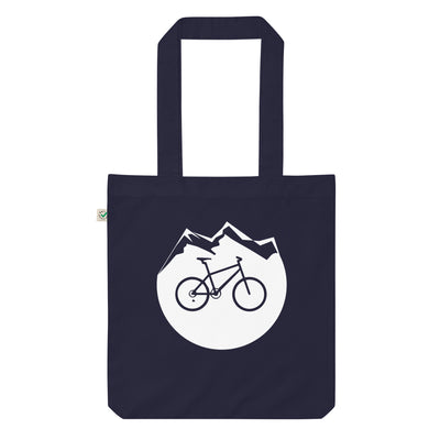 Kreis - Berg - Radfahren - Organic Einkaufstasche fahrrad