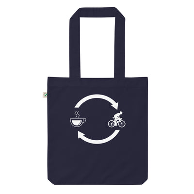 Kaffee, Pfeile Laden Und Radfahren 1 - Organic Einkaufstasche fahrrad