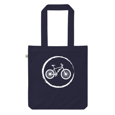 Kreis Und Ebike - Organic Einkaufstasche e-bike Navy