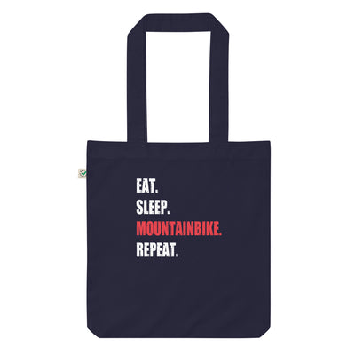 Eat Sleep Mountainbike Repeat - (M) - Organic Einkaufstasche