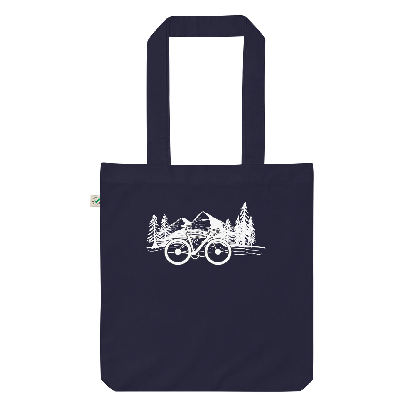 Fahrrad Und Berge - Organic Einkaufstasche fahrrad