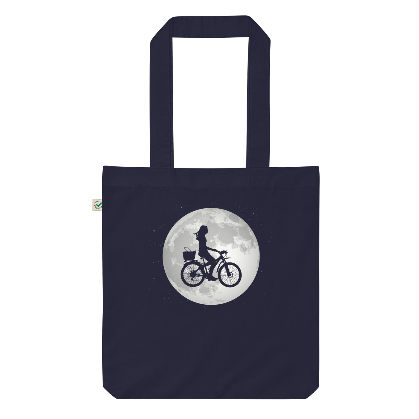 Vollmond – Radfahren Für Frauen - Organic Einkaufstasche fahrrad