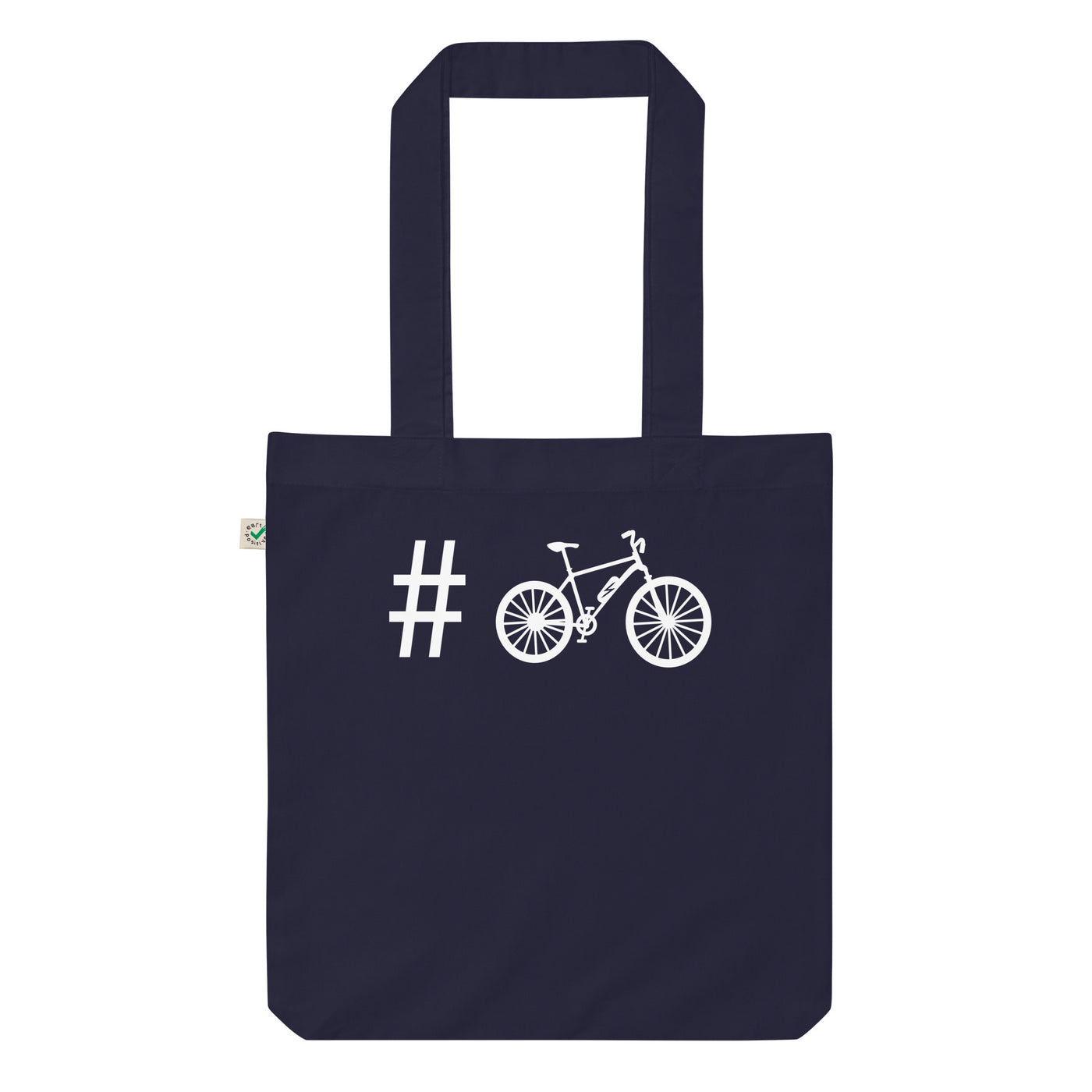Hashtag - E-Bike - Organic Einkaufstasche e-bike Navy