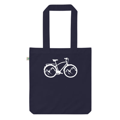 Berg - Radfahren - (17) - Organic Einkaufstasche fahrrad Navy