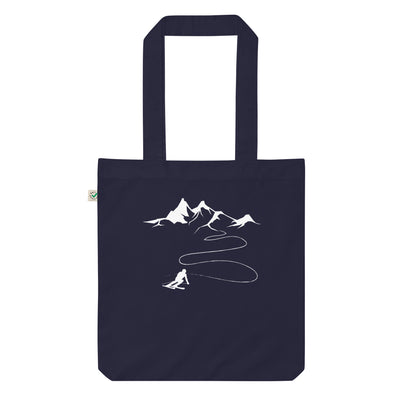 Berg - Skifahren - Organic Einkaufstasche klettern ski Navy