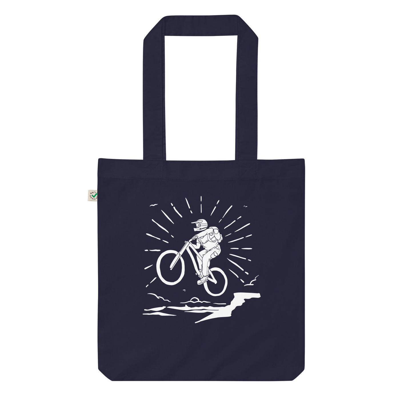 Mountainbiken - (M) - Organic Einkaufstasche