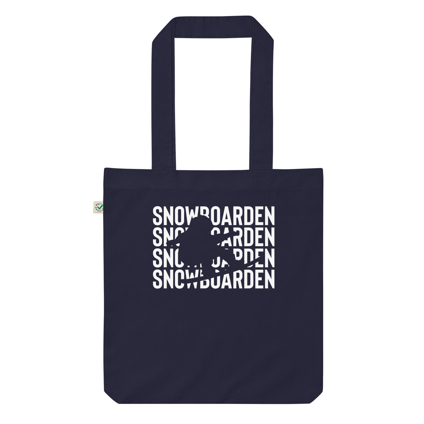 Snowboarden - Organic Einkaufstasche snowboarden Navy