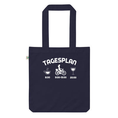 Tagesplan - Organic Einkaufstasche fahrrad
