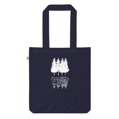 Bäume - Organic Einkaufstasche camping Navy