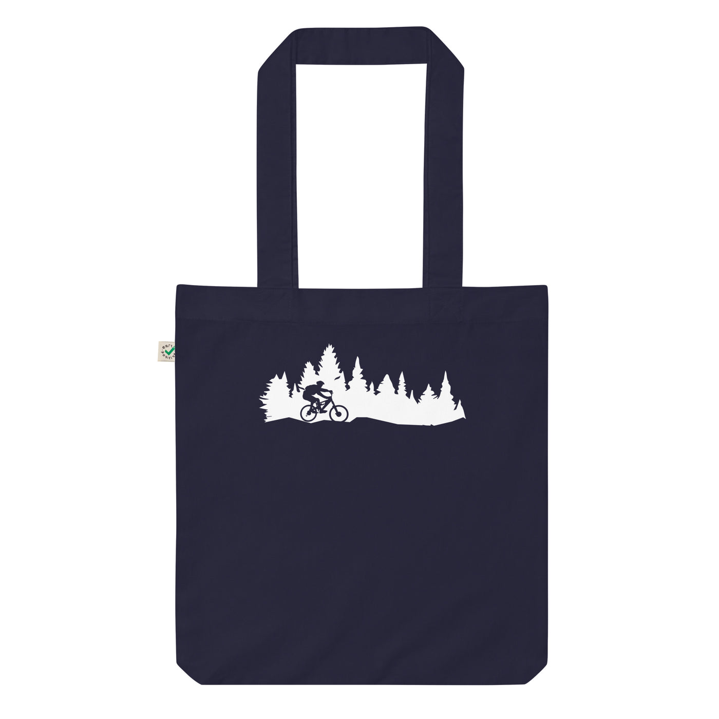 Bäume - Mountainbiken - (M) - Organic Einkaufstasche