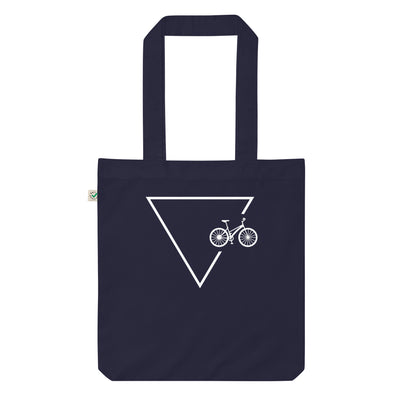 Dreieck 1 Und Fahrrad - Organic Einkaufstasche fahrrad Navy