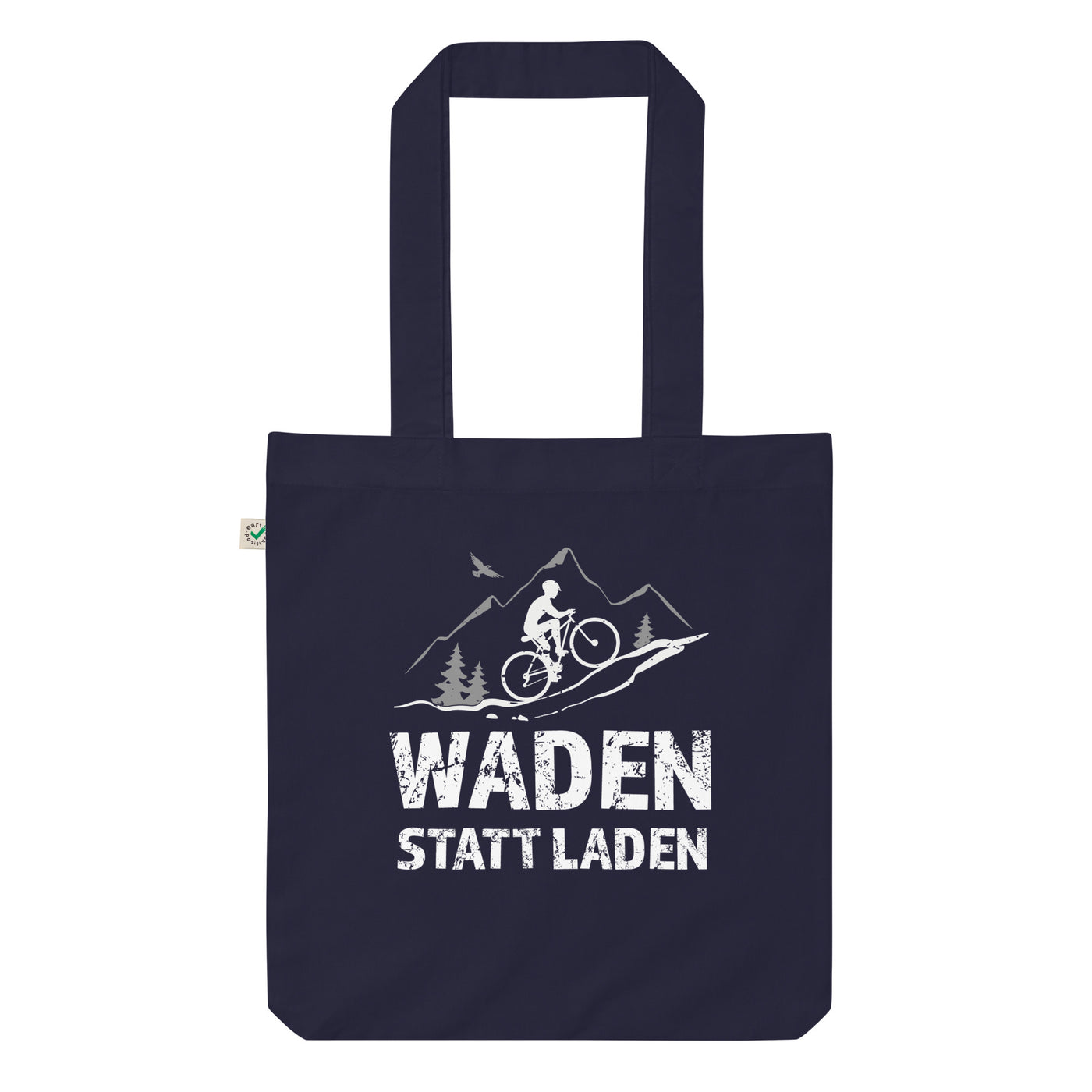 Waden Statt Laden - Organic Einkaufstasche fahrrad