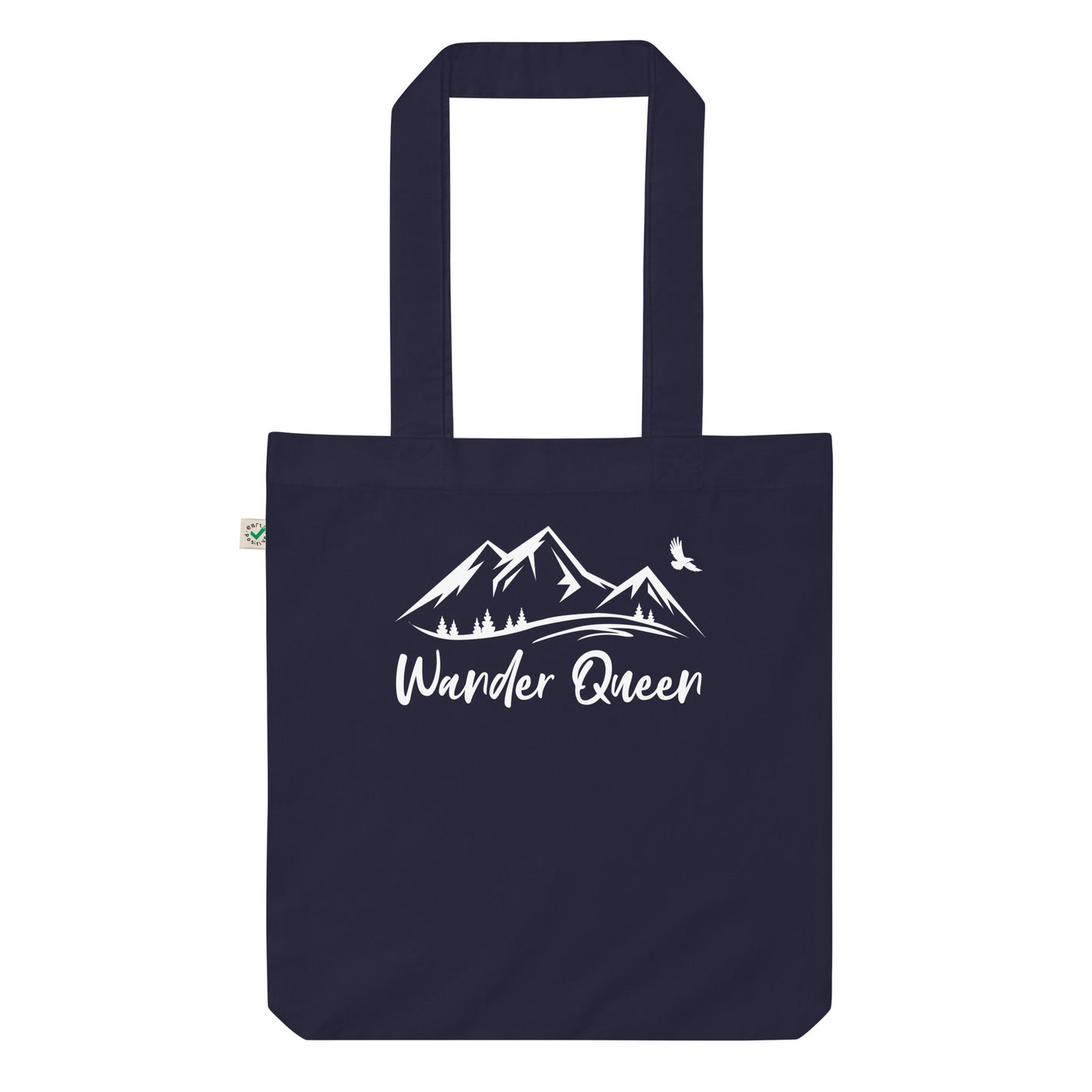 Wander Queen - Organic Einkaufstasche berge Navy
