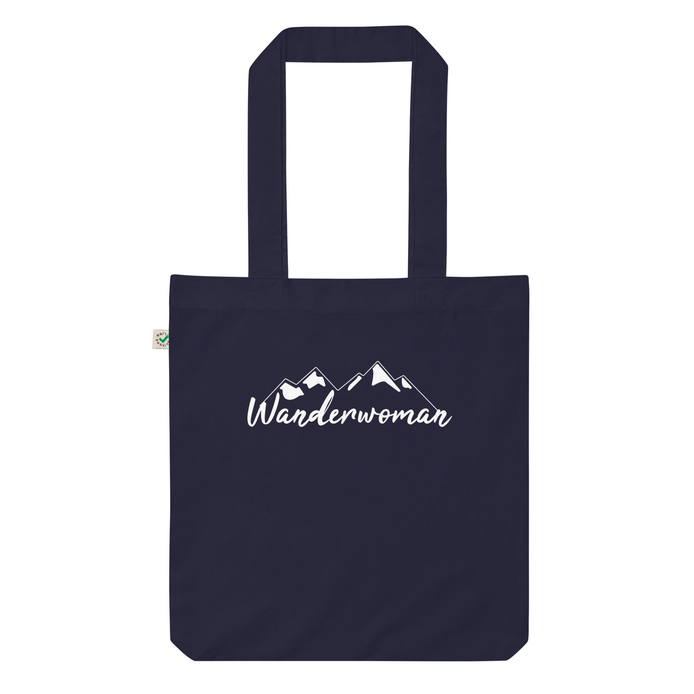Wanderwoman. - Organic Einkaufstasche wandern Navy