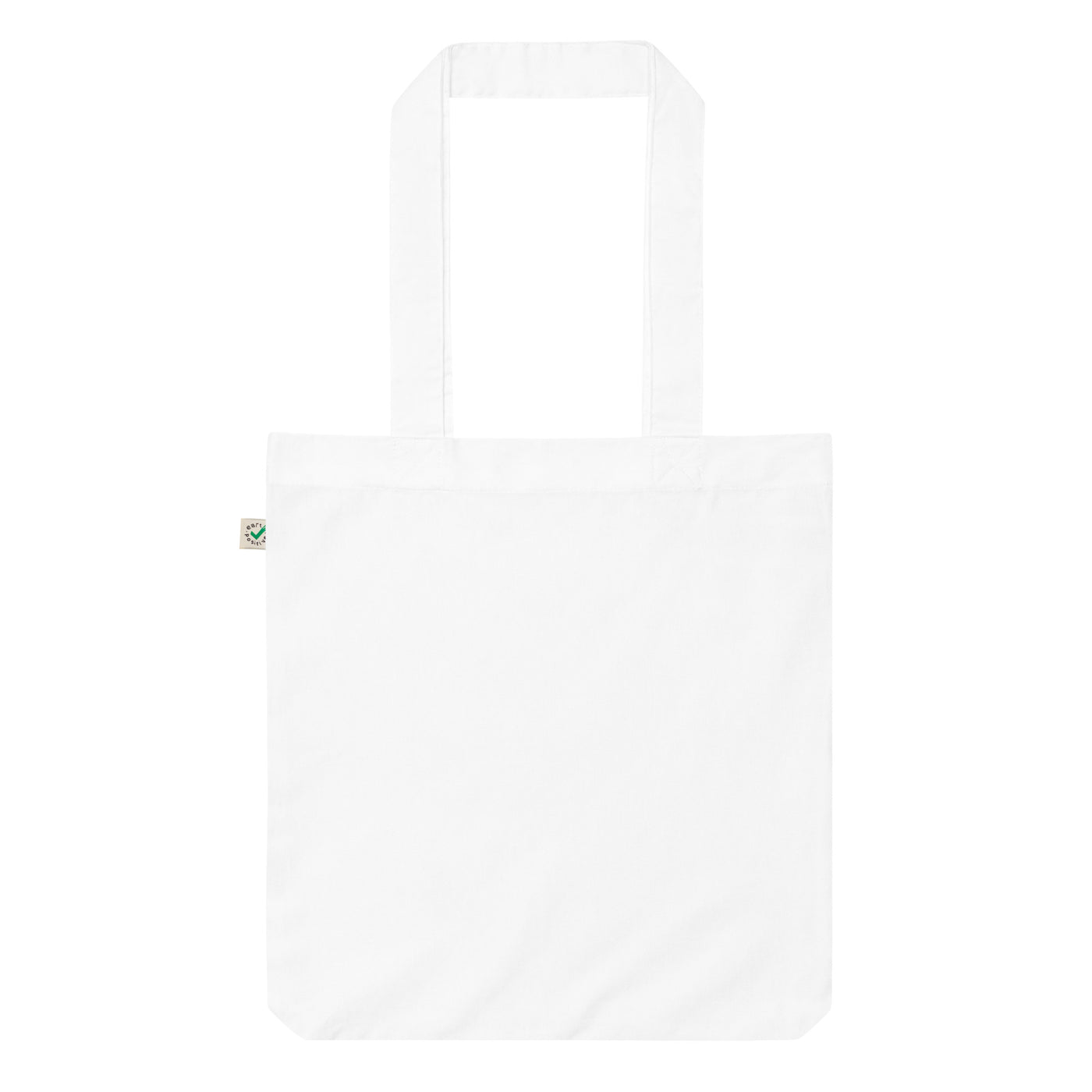 Lächelndes Gesicht Und Klettern - Organic Einkaufstasche klettern Weiß
