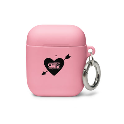 Pfeil, Herz Und Camping - AirPods Case camping Pink AirPods