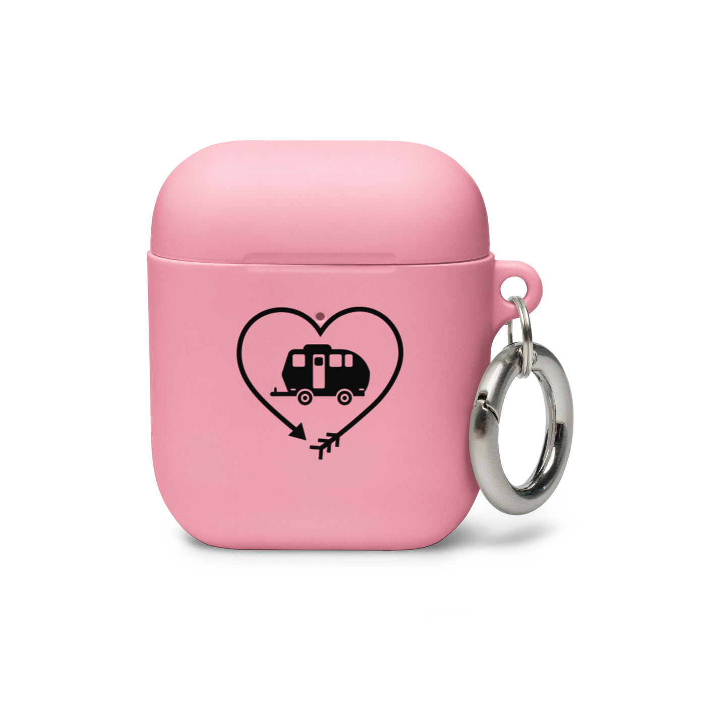 Pfeil, Herz Und Camping 2 - AirPods Case camping Pink AirPods
