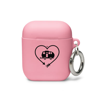 Pfeil, Herz Und Camping 2 - AirPods Case camping Pink AirPods