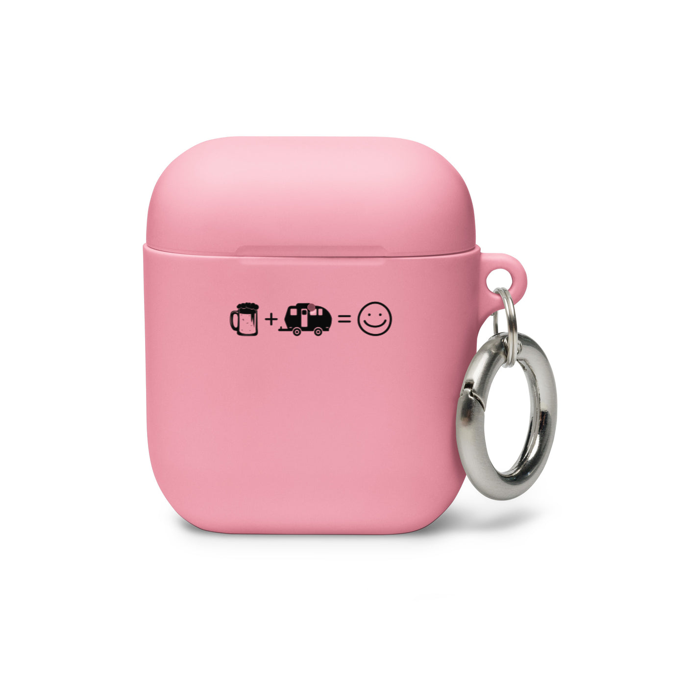 Bier, Lächeln Und Camping 2 - AirPods Case camping Pink AirPods