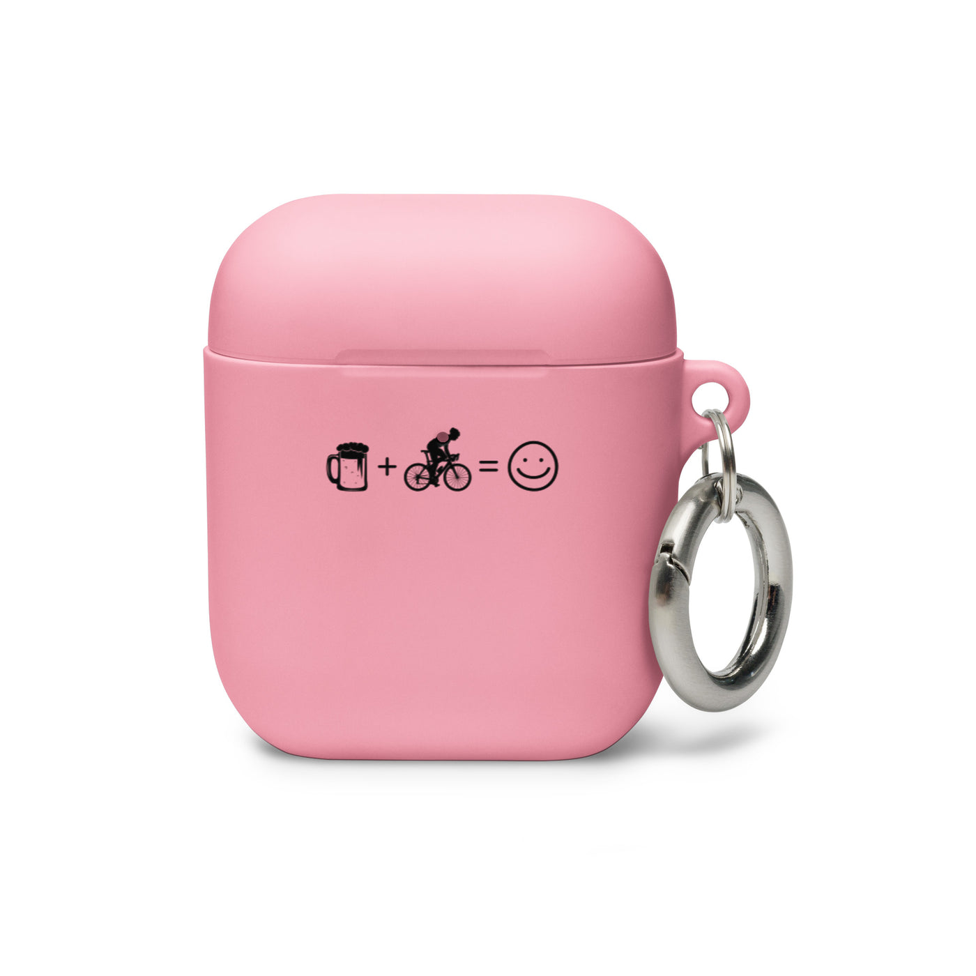Bier, Lächeln Und Radfahren 1 - AirPods Case fahrrad Pink AirPods
