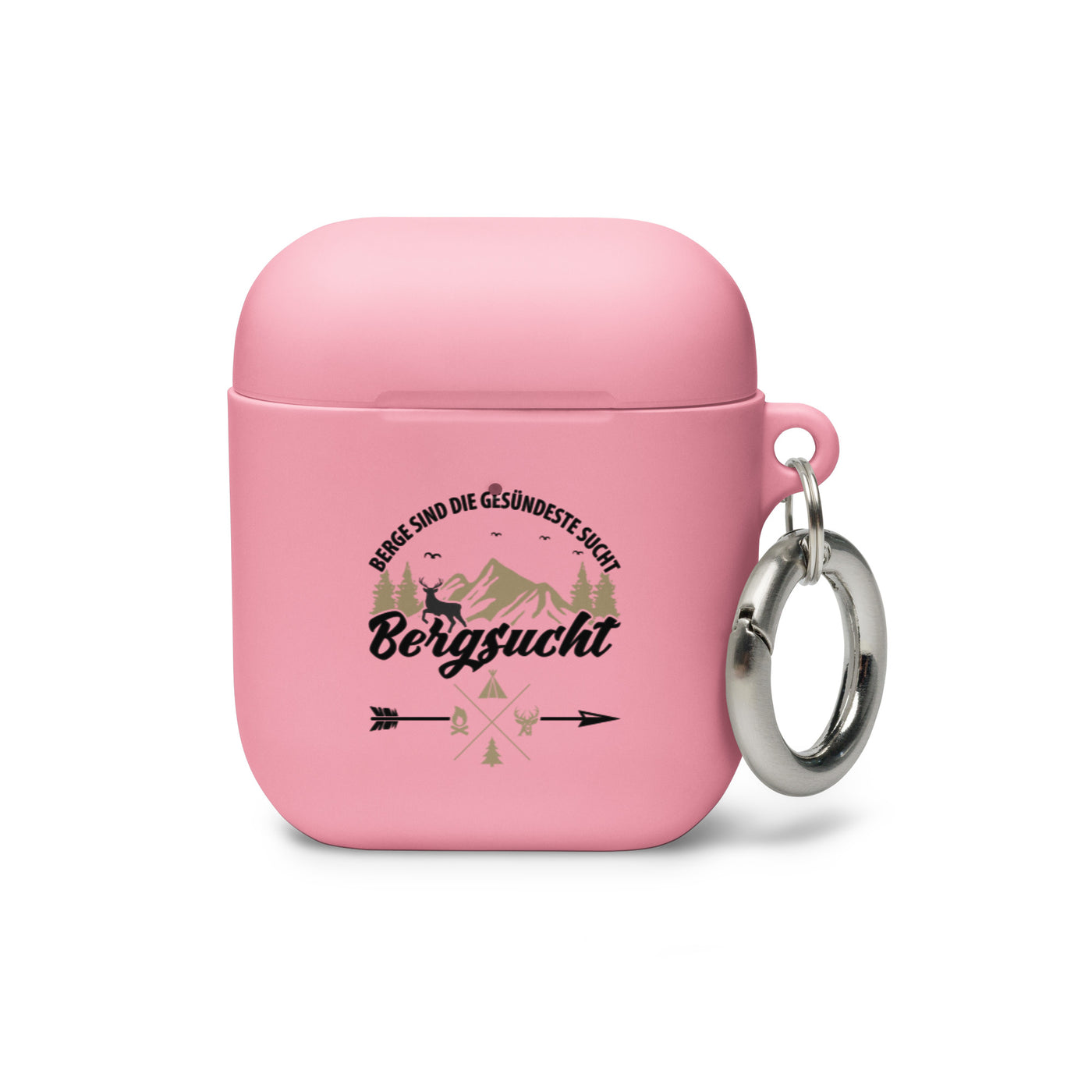 Bergsucht - AirPods Case berge klettern Pink AirPods