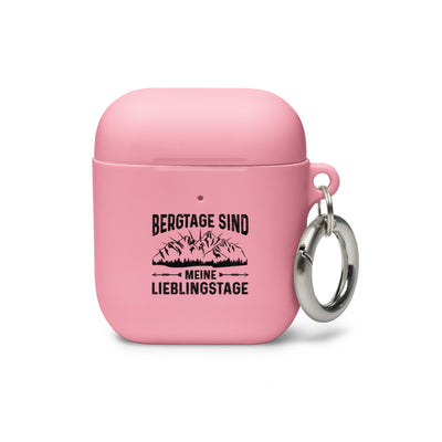Bergtage - Lieblingstage - AirPods Case berge wandern Pink AirPods